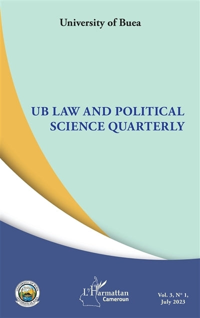UB law and political science quarterly, n°3