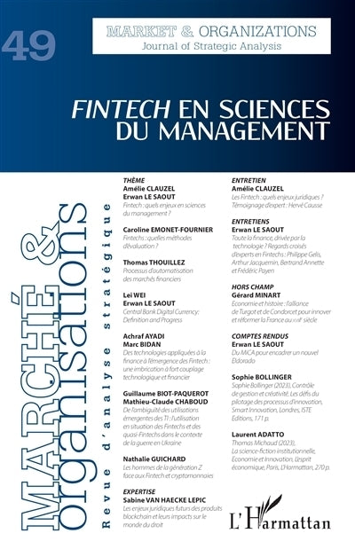 Fintech en sciences du management