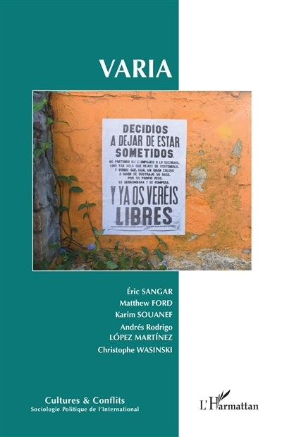 Cultures & conflits, n°133. Varia