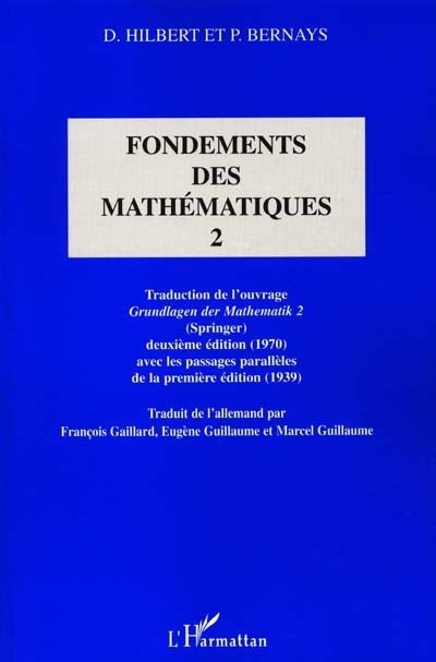 Fondements des mathématiques T.02