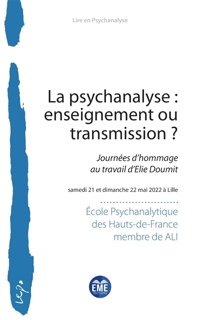 psychanalyse (La)