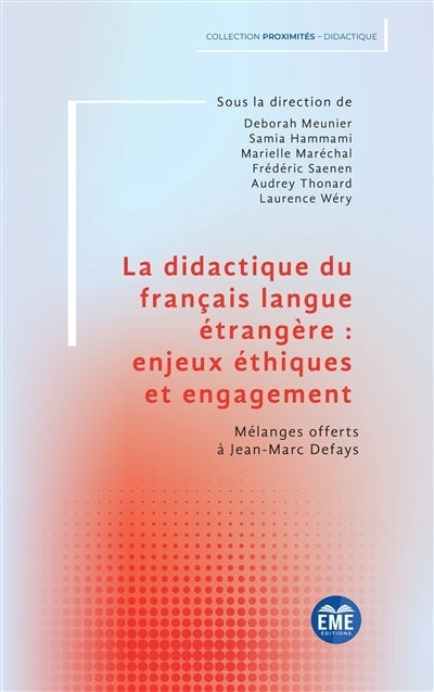 didactique du français langue étrangère (La)
