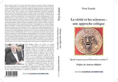 vérité et les sciences : une approche critique : Quels impacts pour l’éducation scolaire ? (La)