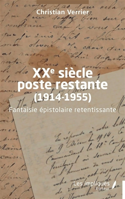 XXe siècle poste restante (1914-1955)